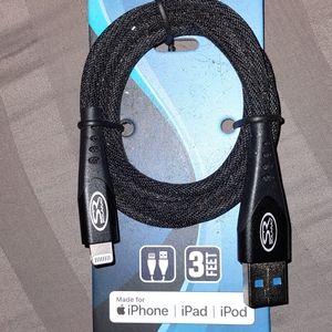 Solaray 3' iPhone Lightning Cable - Black